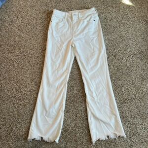 Harper Heritage Mid Rise Kick Crop Jeans Size 26